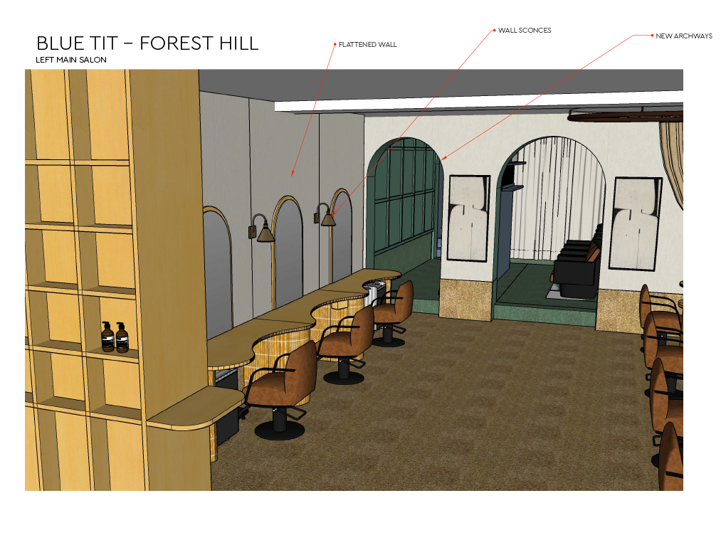 Blue Tit Forest Hill Design - seating